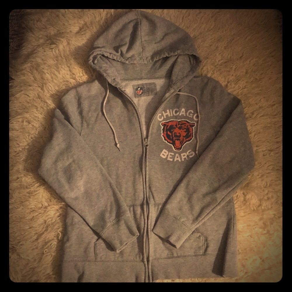 Chicago Bears Zip Up Hoodie